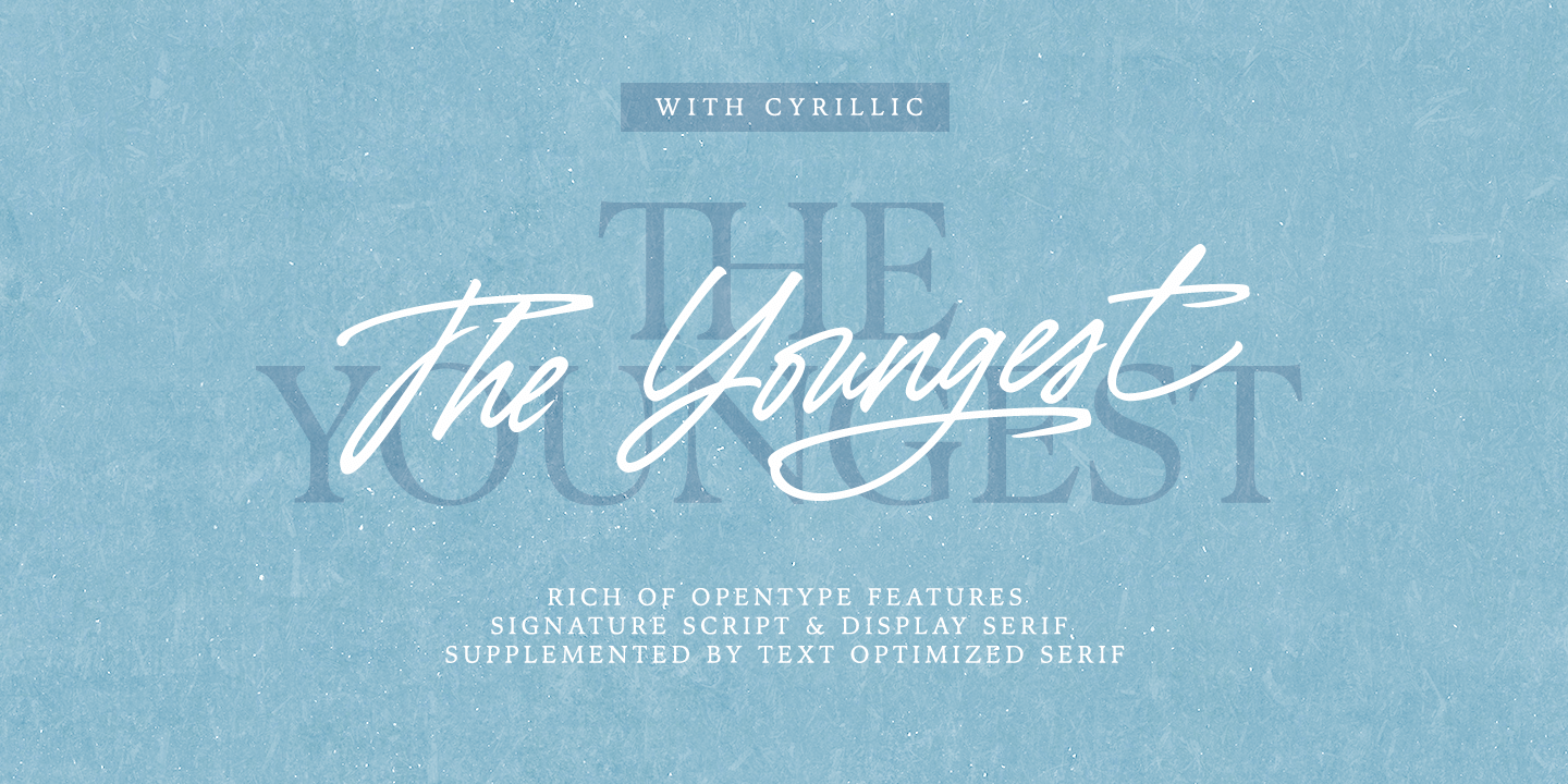 The Youngest Font preview